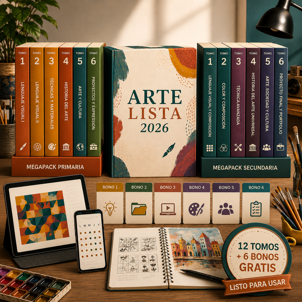 Sistema Profesional Arte Lista 2026 — MegaPack Completo + Recursos de Archivo Secundaria